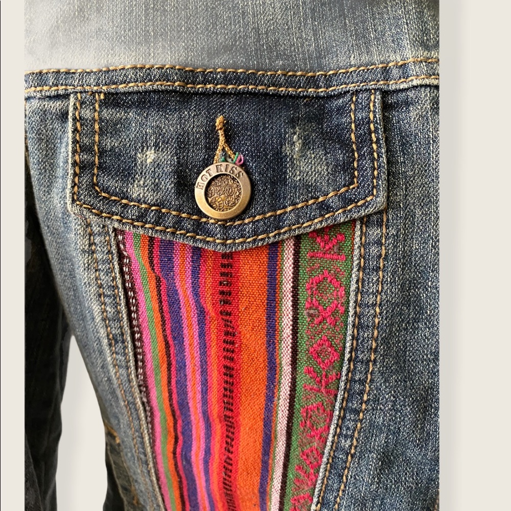 Hot Kiss Cropped Denim Jacket - Picture 4 of 4